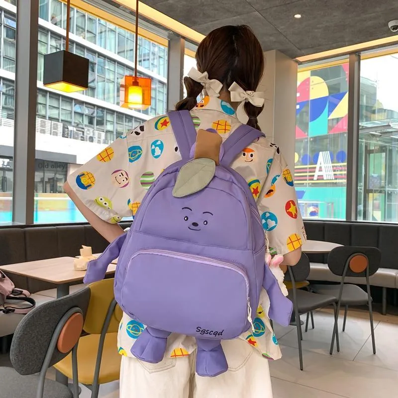 ZOGA Nylon Backpack Women's White, Purple, Orange-6