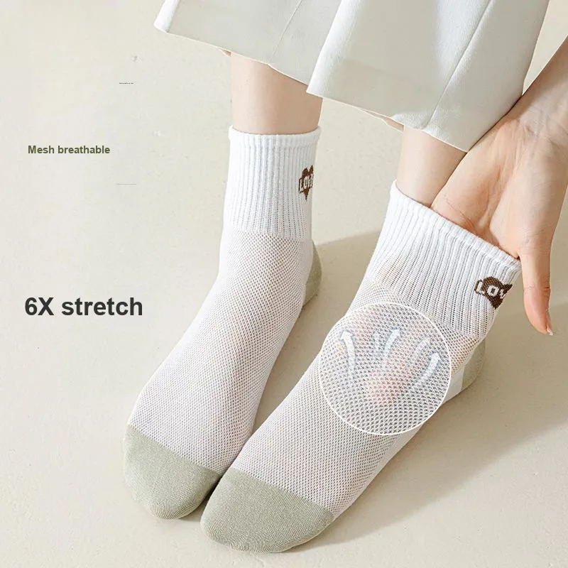 KJ Mid Calf Socks Unisex Shopping Bag 3 Pack-3