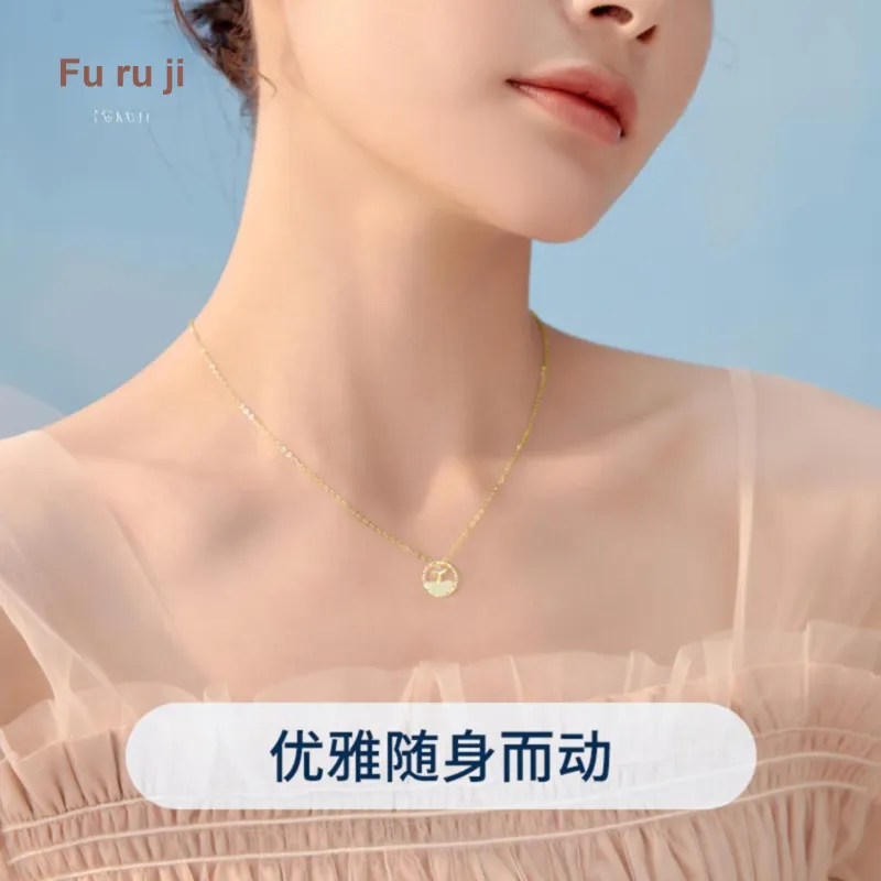 Fu Ru Ji S925 Silver Necklaces Women's-1