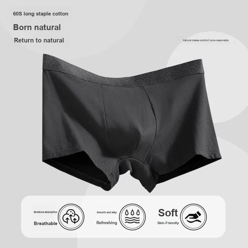 Qiao Ni Tong Underpants Men's 4 Pack-3