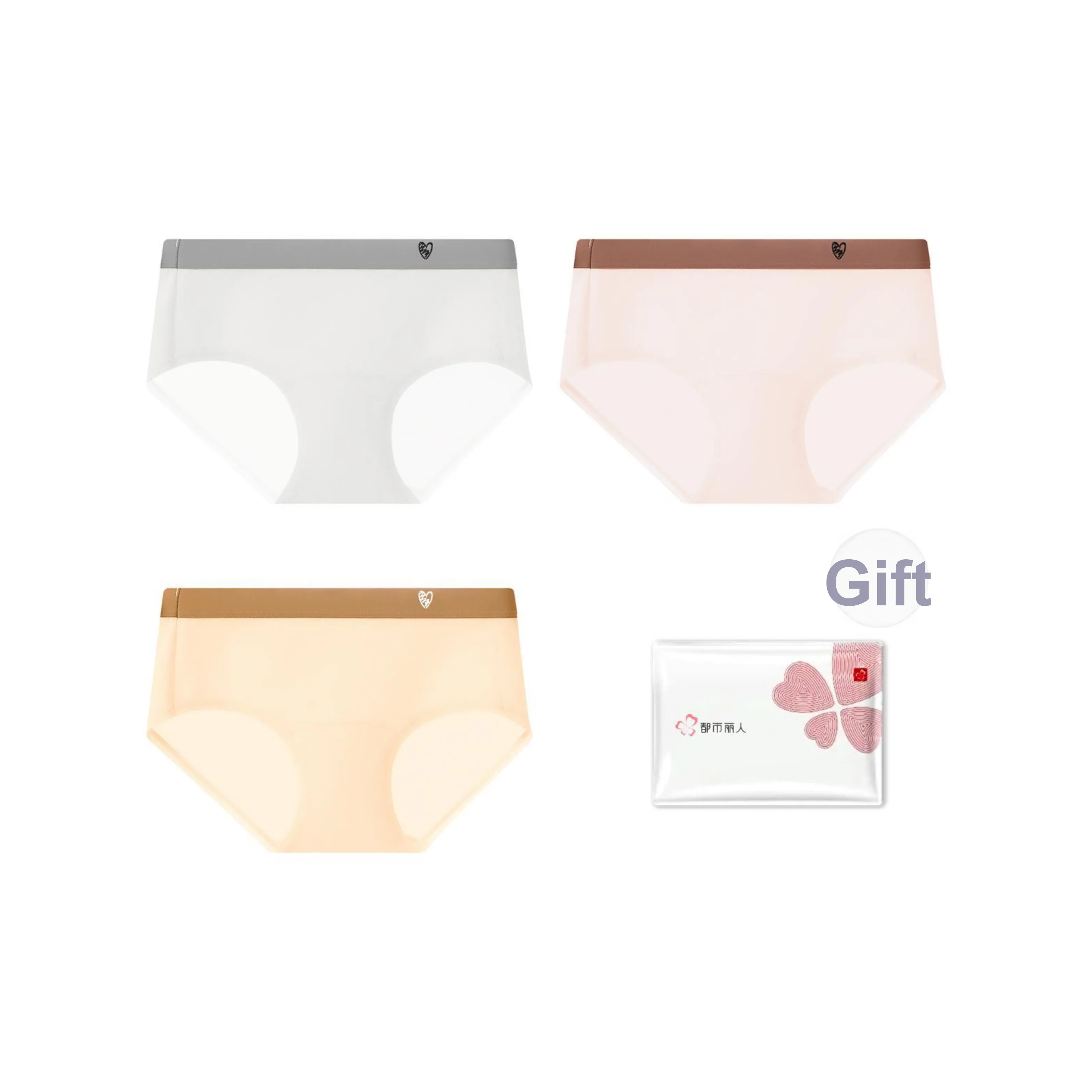 Urban Beauty Трусики-бикини Женские упаковка из 3 штук