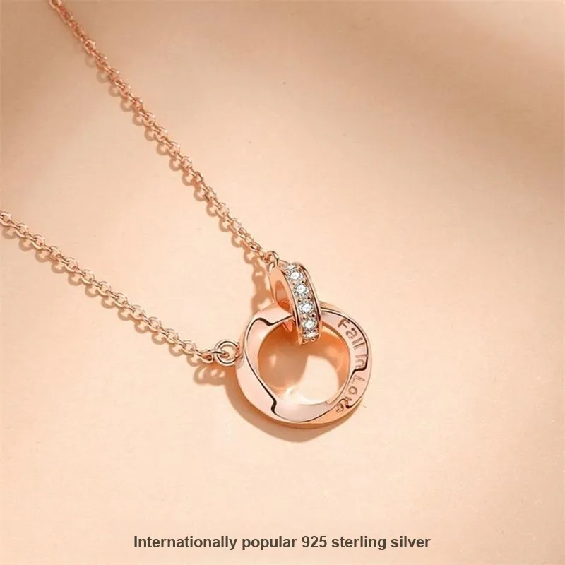 Roaelove S925 Silver Necklaces Unisex-5