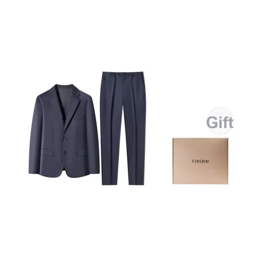 FIRS Бизнес-костюм мужской темно-синий