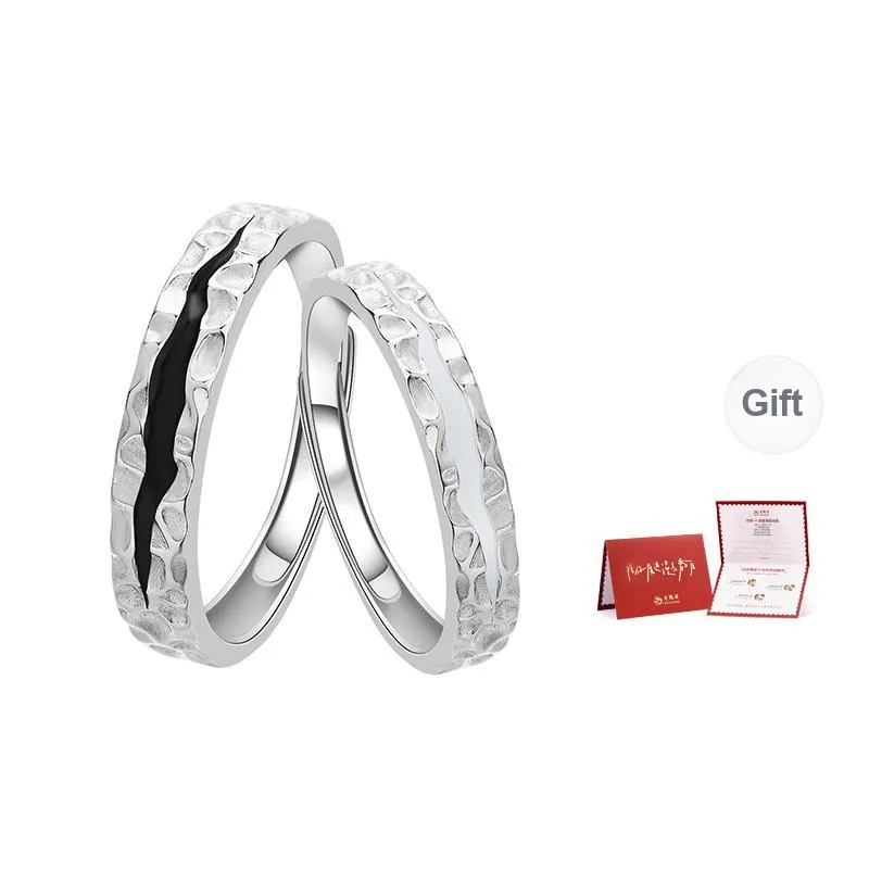 Lao Feng Xiang S925 Silver Rings Unisex-7