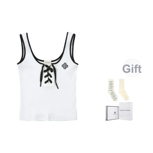 Charlie Luciano Майка Женская Белая