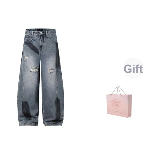 ZAZN Джинсы Женские Винтаж Синий