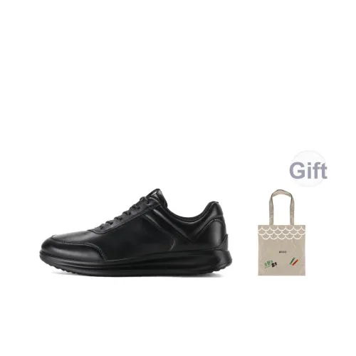 Ecco Elegant Collection Низкий Топ Повседневная Обувь Мужская Черная