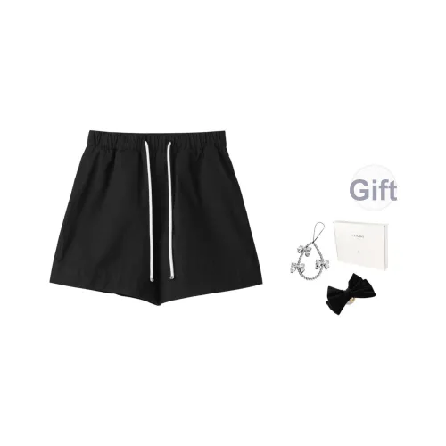 Fstudio Летний Корейский стиль Маленький Непритязательный стиль Кружево Вверх 100% хлопок Повседневные шорты Женские