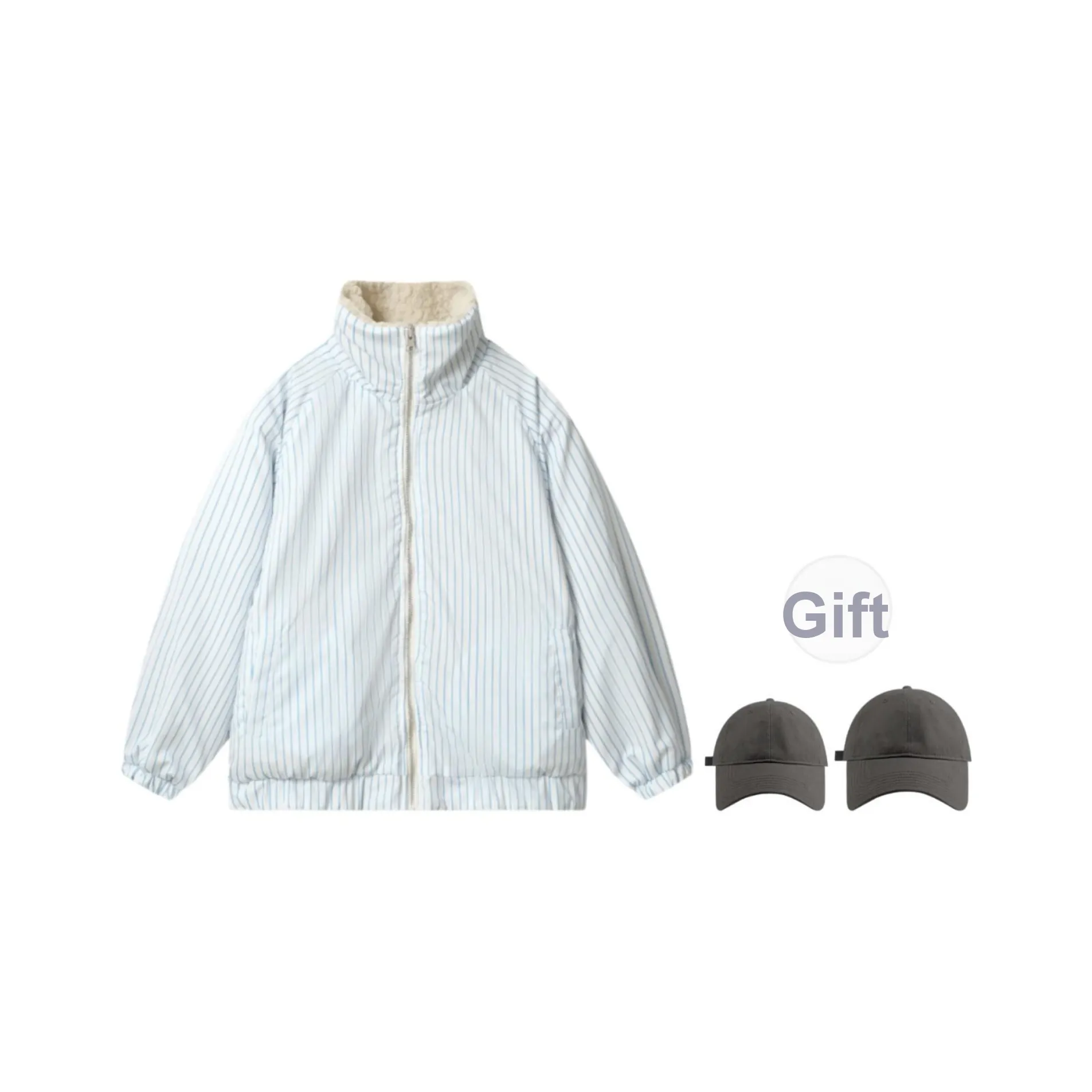 KYKW Blue Hat Подарок Женские Пуховики