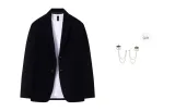 Black (Comes with Brooch)