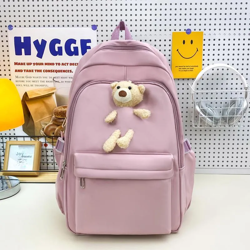 Yalu Nylon Backpack Unisex Multicolor-11