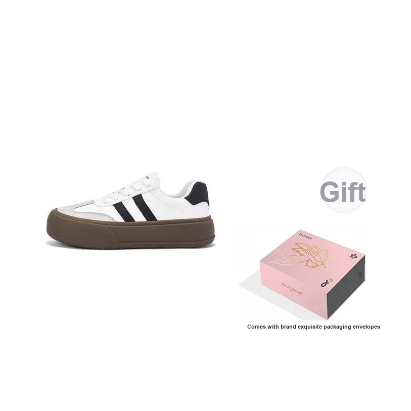 DAPHNE Slip Resistant, Abrasion Resistant, Lightweight, Height Increasing Low Top Skateboard Shoes Women's