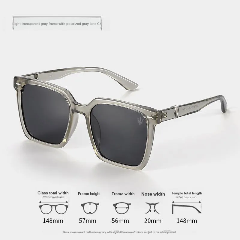 Maserati TR90 Square Sunglasses Unisex-5