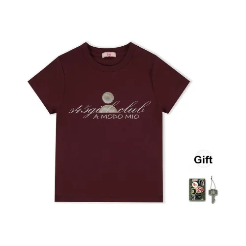 S45 Red Женские T-рубашки