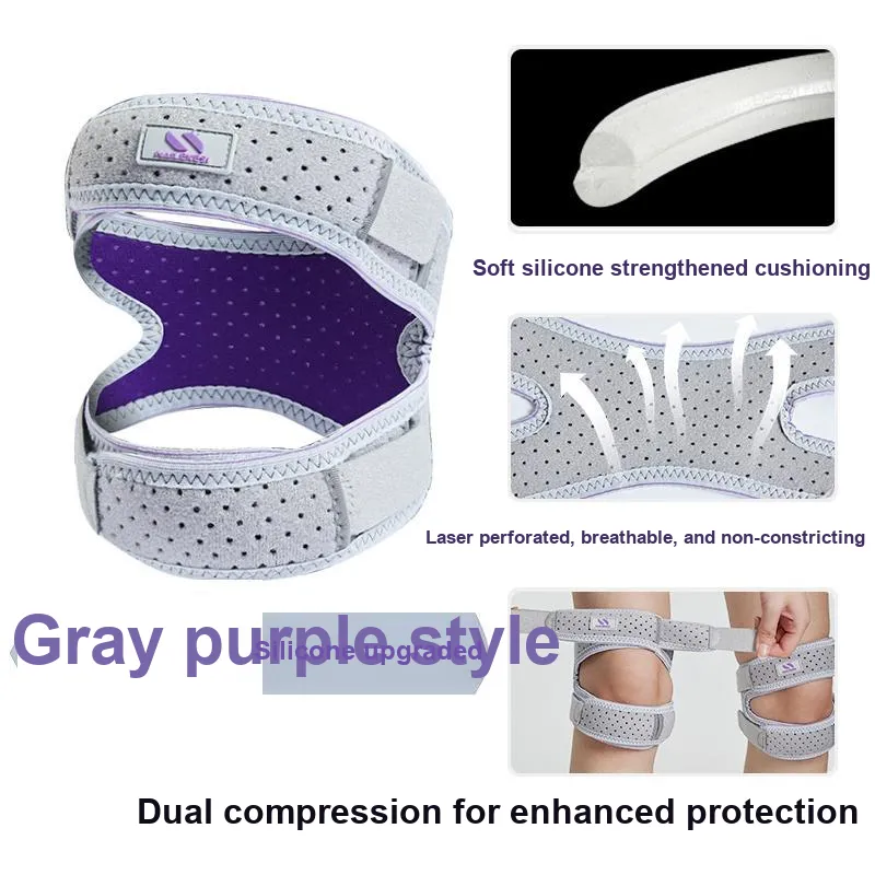NAILEKESI Exercise And Fitness Double Loop Patella Bands 1 Pair Unisex Professional Protective-2