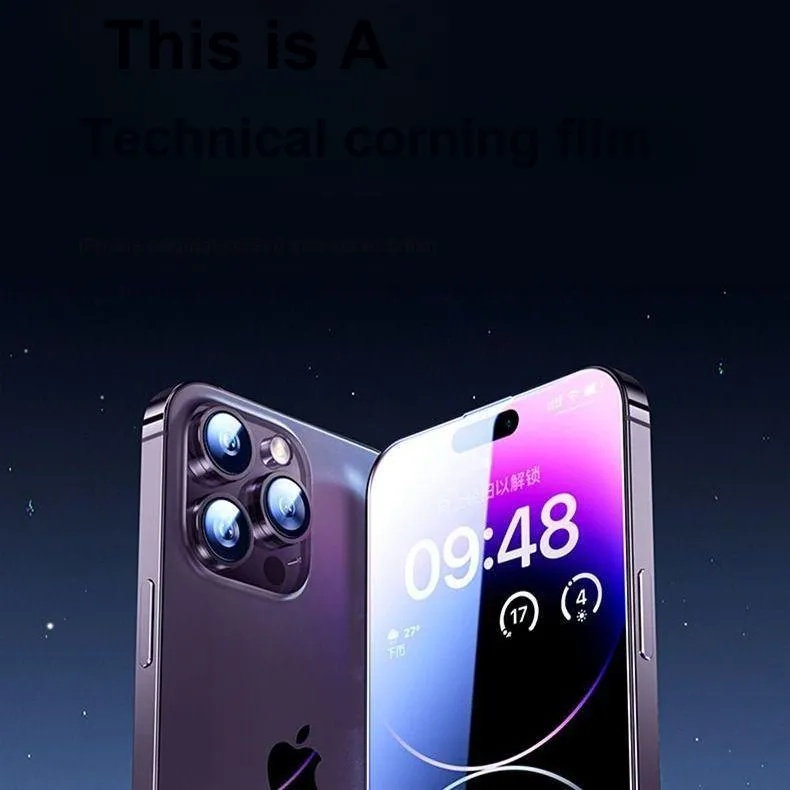 First Guard Hd Work For IPhone11/12/13/14/15 Dust Free Storage Automatic Screen Protector Tool Mobile Phone Film-3