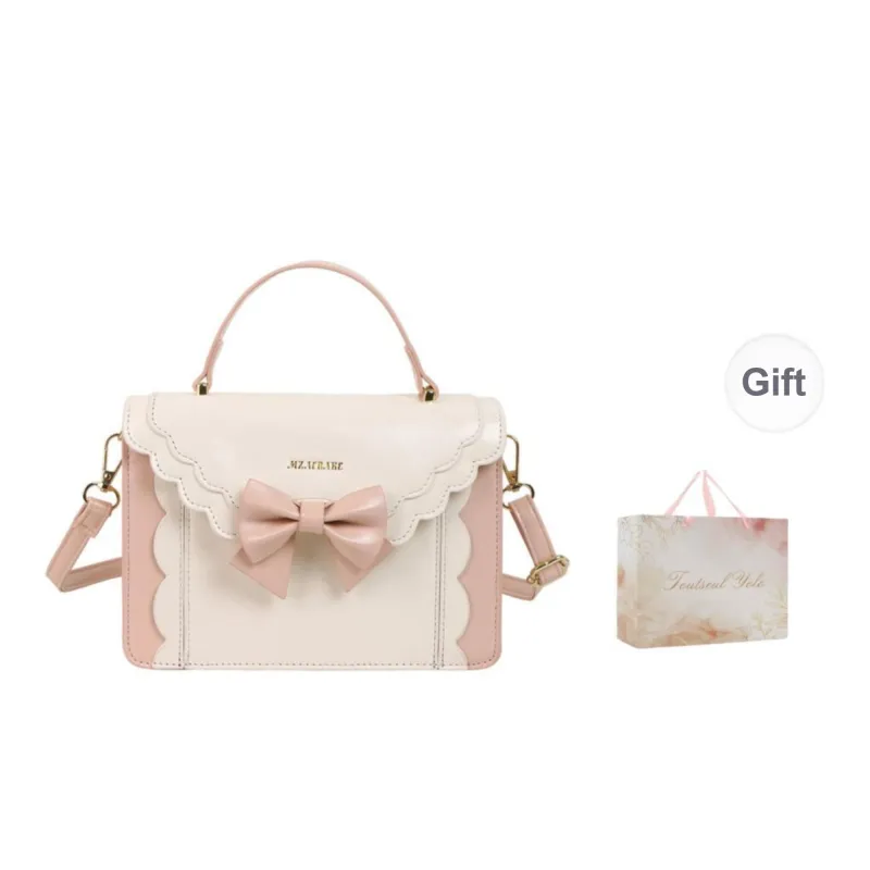 TOUTSEUL YOLO PU Handbag Women's Pink/Black/Light Blue/Yellow-1