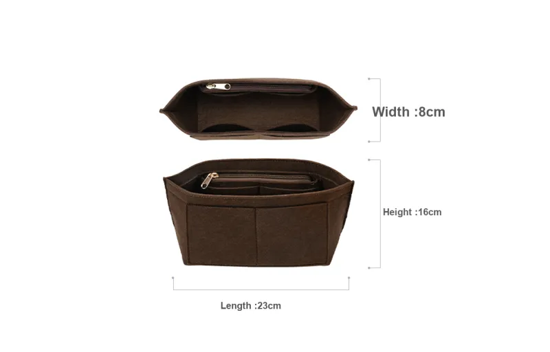 GUYI Leather DuPont Paper Storage & Organization Lining Bag Insert Women's-32
