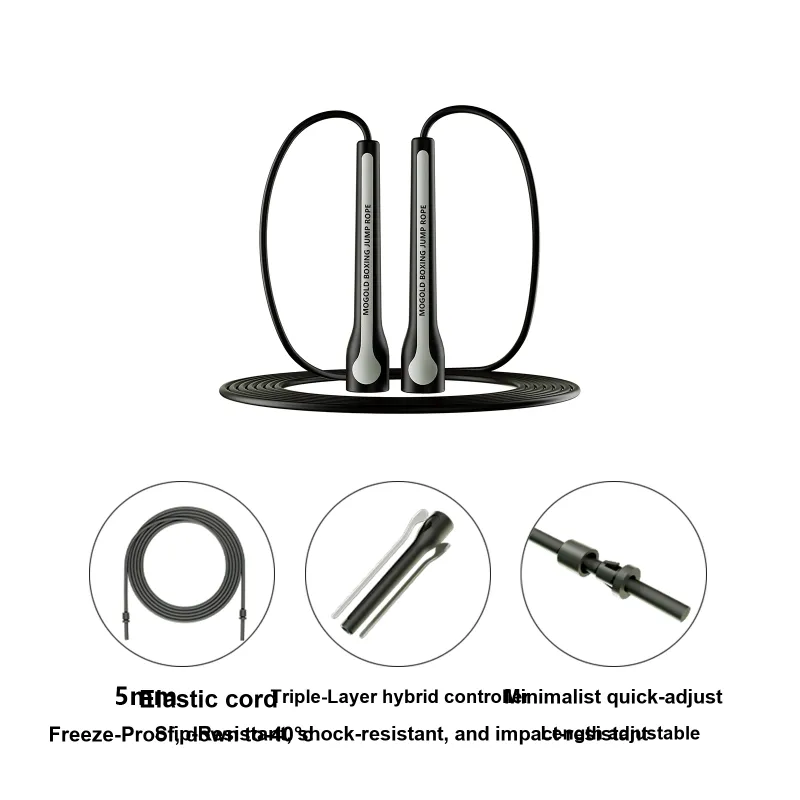 MOGOLD Fitness Training Non Countable Jump Ropes Adults Handle Material PP, TPR; Rope Material PVC 3m-1