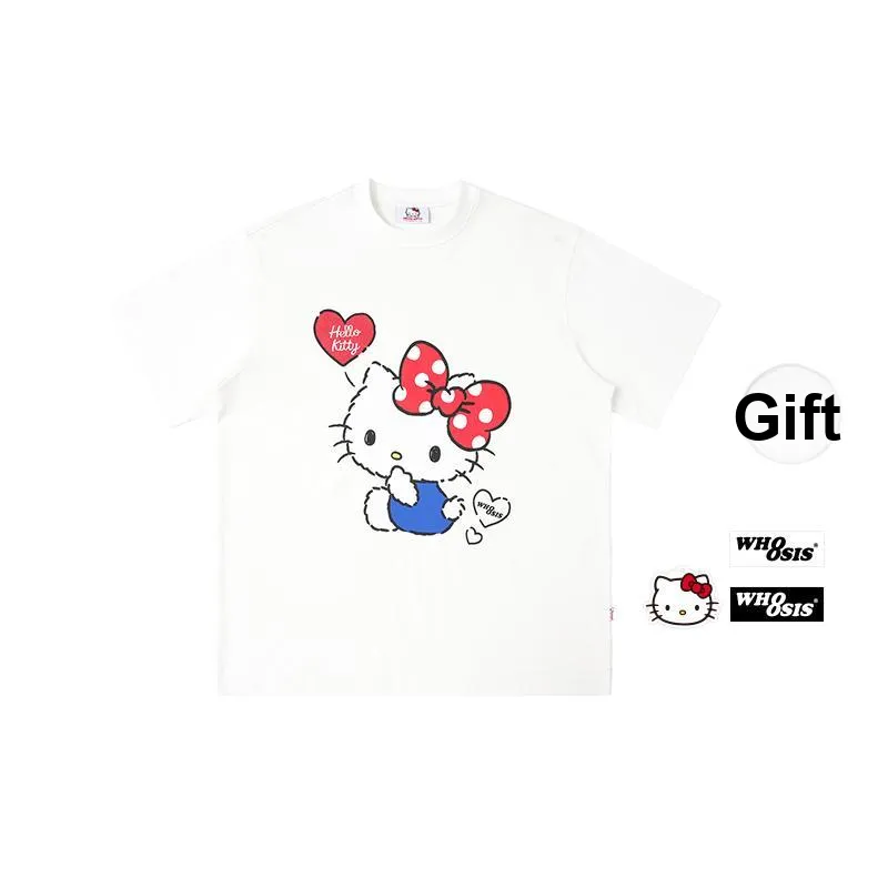 WHOOSIS x HELLO KITTY T Shirt Unisex-0