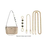Black Camellia+40cm Copper Decorative Chain+100cm Crossbody Chain