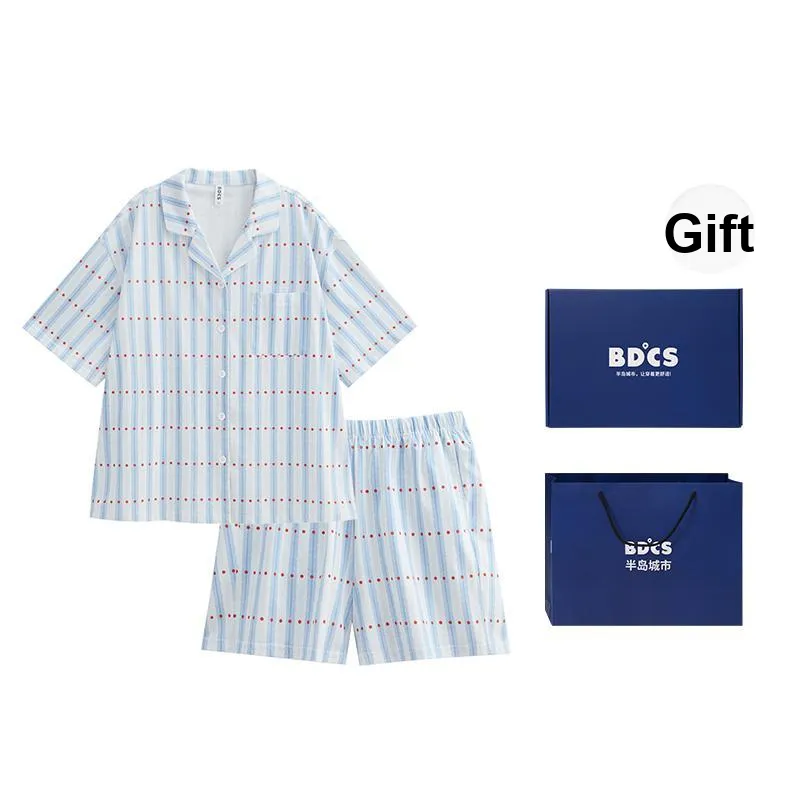 Peninsula City Pajama Set Women's Misty Blue-0