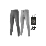 Thickened and Fleece-Lined 2 Pack (Dark Gray+Light Gray) with 2 Pack Socks+Shopping Bag Included