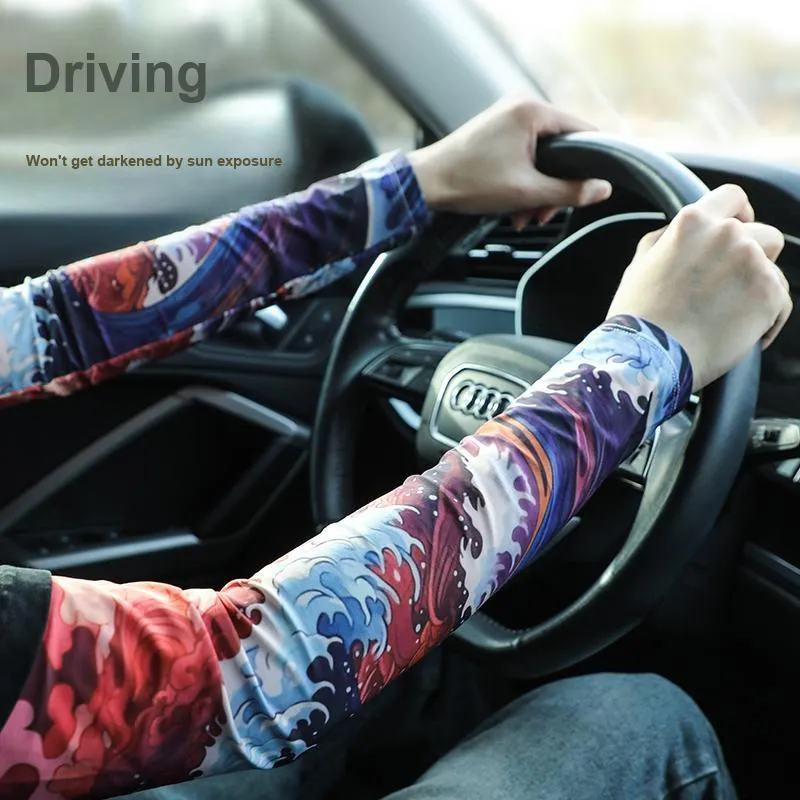 Shizhu Lightweight Sun Protection Sleeves Men's-9
