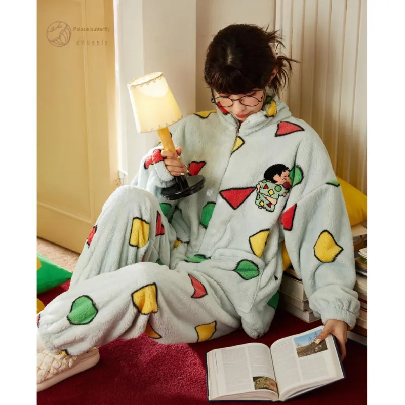 Gongdie x LABIXIAOXIN LIANMINGKUAN Pajama Set Unisex Green-1