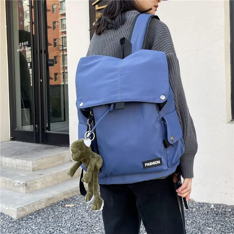 KAMLUI Oxford Backpacks Backpack Regular Unisex Gray/Black/Blue-19