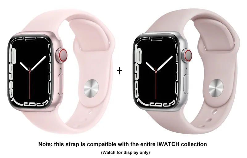 ZHISHENG Apple Compatibility Watch Band 38 45mm Watch Dial All Silicone Material-11