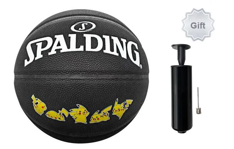 SPALDING x Pokemon Co branded Collection PU Basketball Black Size 7 Training Unisex-4