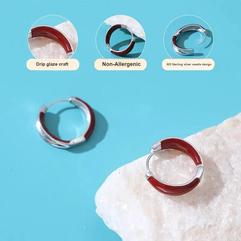 Regalrose 925 Sterling Silver Earrings Women's-3