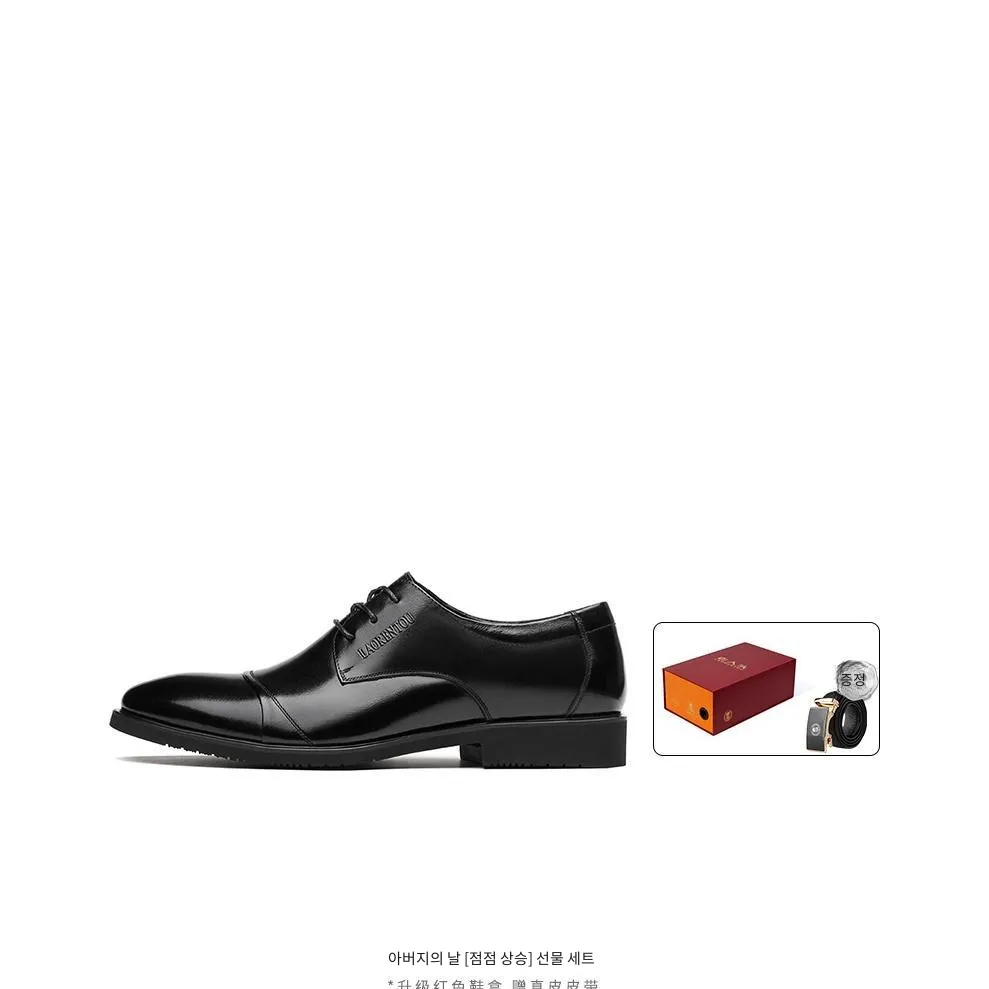 LAORENTOU Dress Shoes Men's Low top Black/Brown