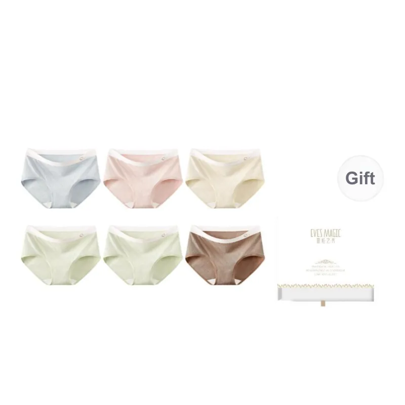 XIA.WA.ZHI.XIU Underpants Women's Shopping Bag 6 Pack-5
