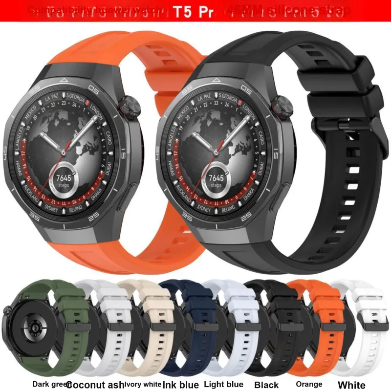 CHRROTA Watch Band Huawei Compatibility Silicone Material-1