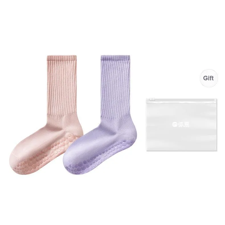 Temooues Mid Calf Socks Women's Shopping Bag Combo Set-5