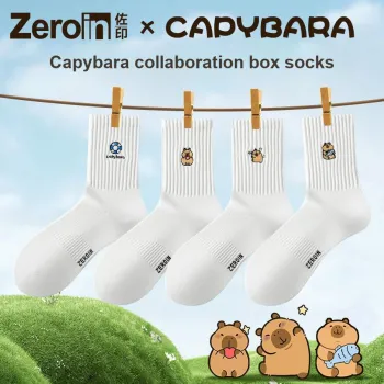 ZEROIN Mid Calf Socks Unisex Box 4 Pack