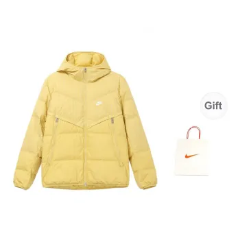 Nike Down Jacket Men's Yellow With Free Shopping Bag