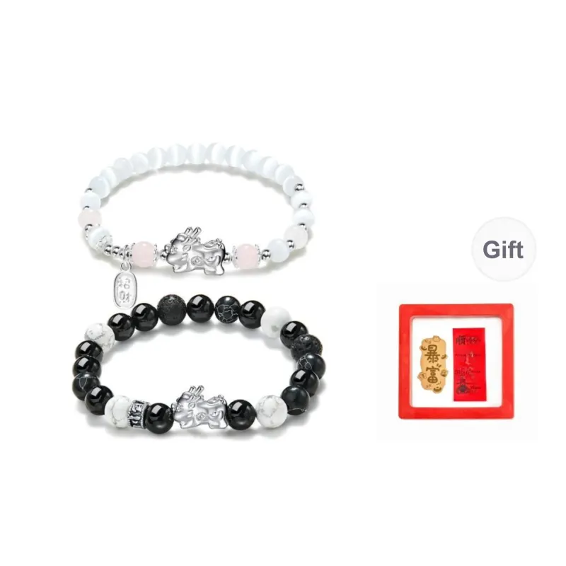 AGOVSKI Jade Bracelets Unisex-19
