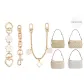 White Three-Piece Set[Cherry Blossom+Pig Nose+Camellia Decorative Chain 30cm]
