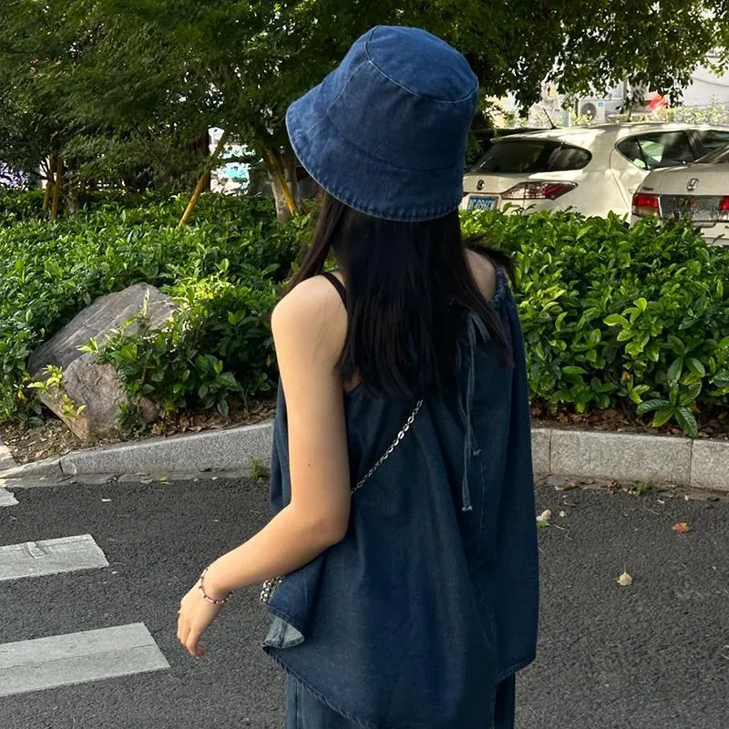 FILES Cotton Bucket Hats Unisex-4