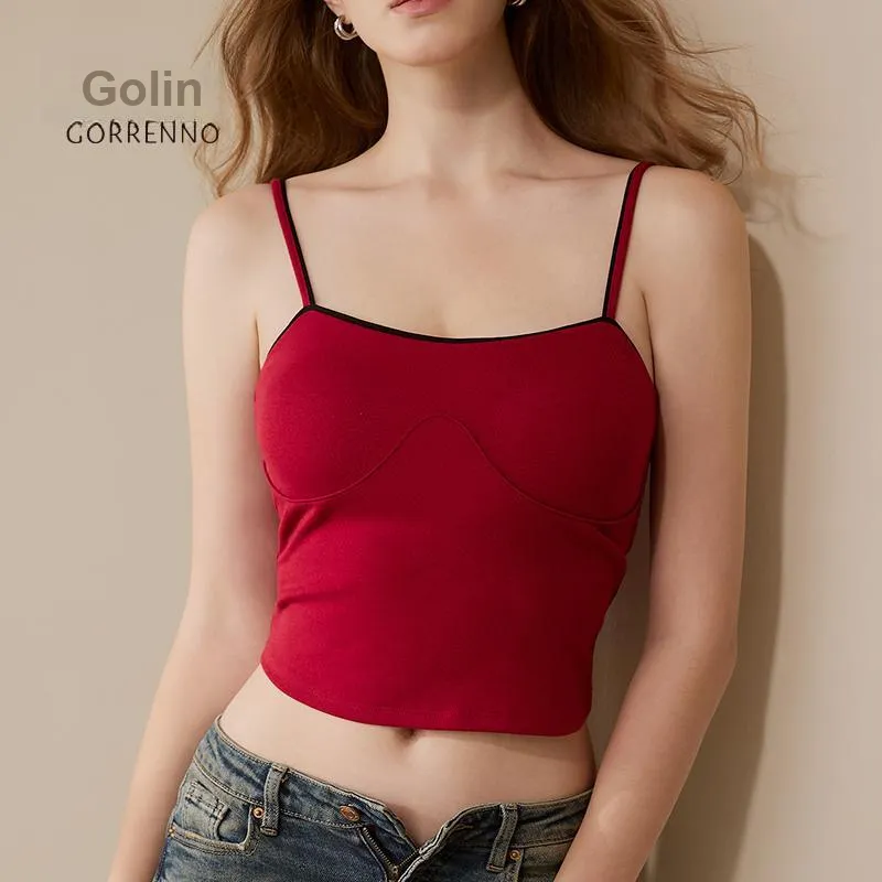 GORRENNO Women's Camisoles-11