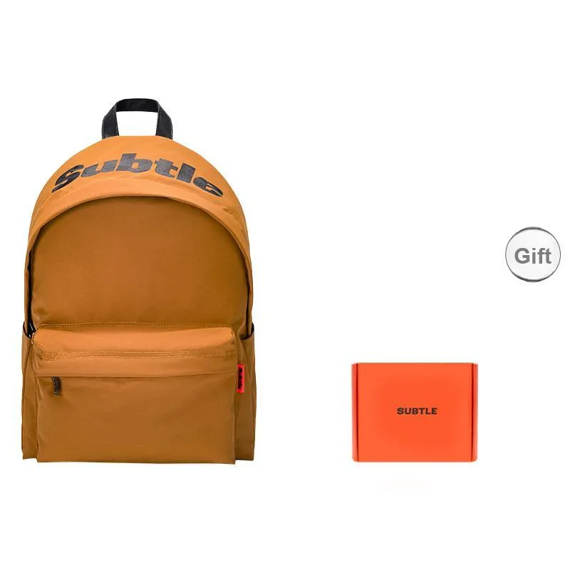 Subtle PU Backpack Tubas Unisex Multicolor-0