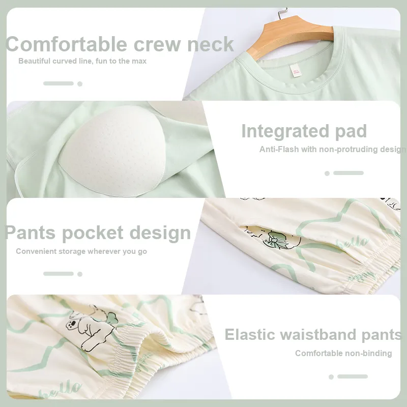 ROMANTIC·SPRING Pajama Set Women's-4