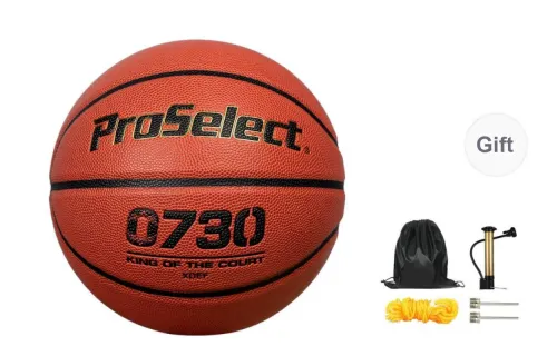 ProSelect PU Basketball Red Brown Size 7 Ball Training