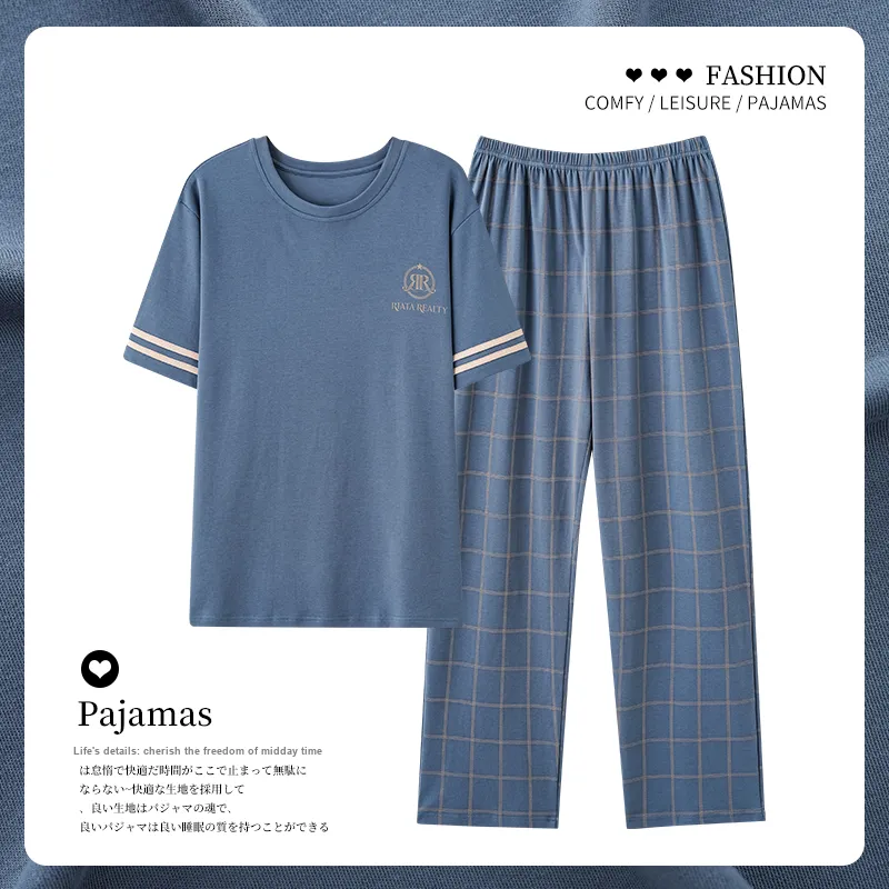 CAIHENGTONG Men Pajama Sets-37