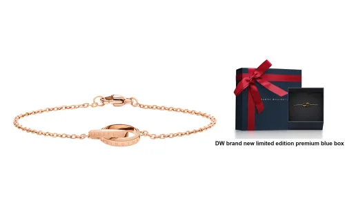 Daniel Wellington Alloy Bracelets Unisex Rose Gold