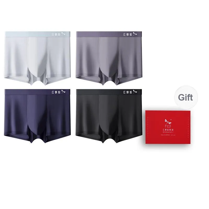 RED DRAGONFLY Underpants Men's 4 Piece Gift Box Sets-9