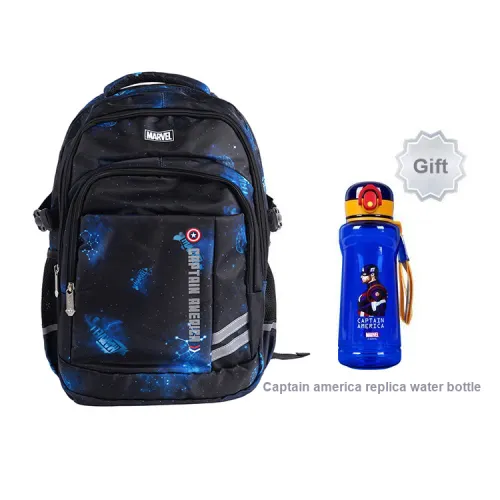 Disney Backpacks Captain America+Matching Water Cup